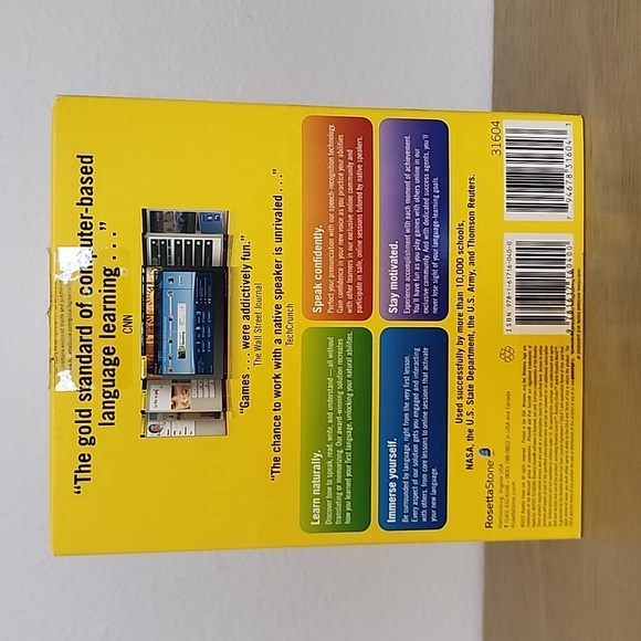 Rosetta Stone Italian V4 Totale Levels 1-5 CD Rom Language Learning - Picture 2 of 5